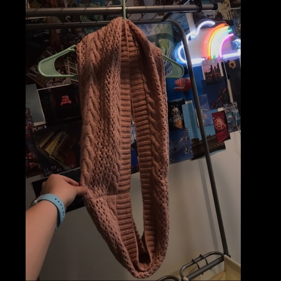 Pink Infinity Scarf - Picture 2 of 3